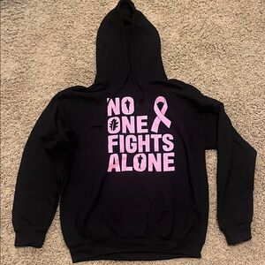 Cancer Support Hoodie size medium